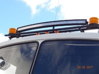 Панорамная светодиодная балка на автомобили спец-назначения (спецтехника)