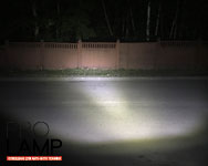 Обзор ультратонкой балки на 18 Ватт, как она светит в ночи
