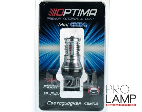 Светодиодные лампы Optima Premium MINI - 7440 RED
