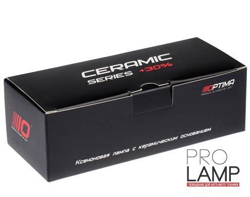 Ксеноновые лампы Optima Premium Ceramic +30% H1 3100К