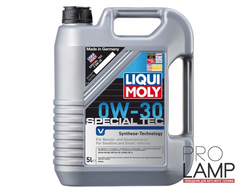 LIQUI MOLY Special Tec V 0W-30 — НС-синтетическое моторное масло 5 л.