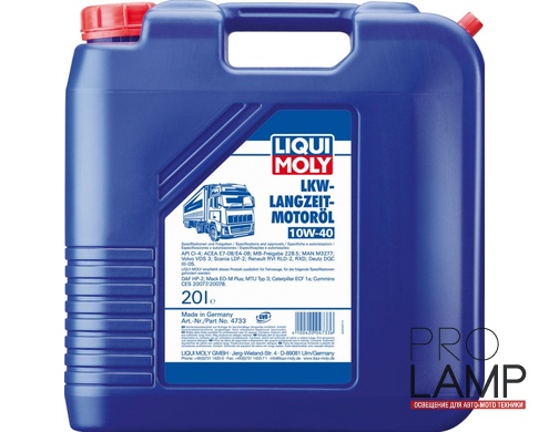 LIQUI MOLY LKW-Leichtlauf-Motoroil Basic 10W-40 — НС-синтетическое моторное масло 20 л.