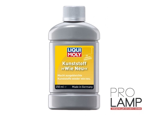LIQUI MOLY Kunststoff Wie Neu (schwarz) — Средство для ухода за наружним чёрным пластиком 0.25 л.