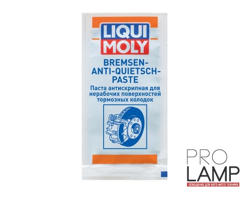 LIQUI MOLY Bremsen-Anti-Quietsch-Paste — Синтетическая смазка для тормозной системы 0.01 л.