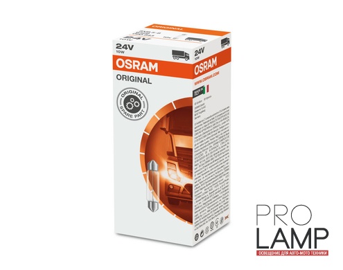 Галогеновые лампы Osram Original Line 24V, 10Вт, 41мм - 6429