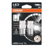 Светодиодные лампы Osram W21/5W WHITE - 7528DWP-02B