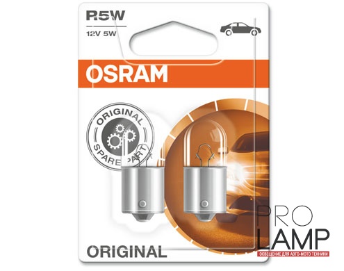 Галогеновые лампы Osram Original Line R5W - 5007-02B
