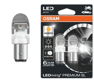 Светодиодные лампы Osram Premium Amber P21/5W - 1557YE-02B