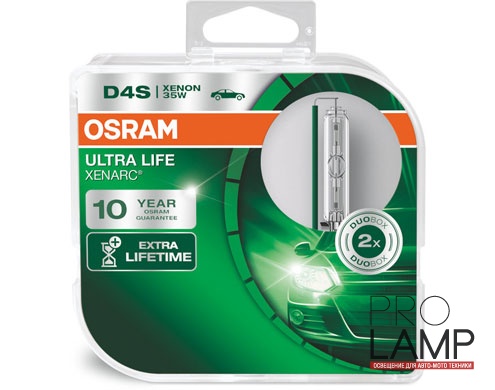 Штатные ксеноновые лампы D4S. Osram Xenarc Ultra Life - 66440ULT-HCB