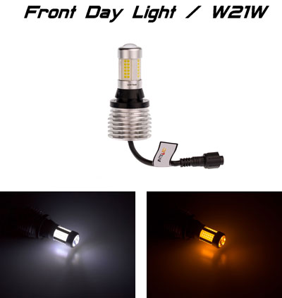 Светодиодные лампы INTELLED FDL (Front Day Light) - дхо с функцией поворотника и притухания (W21W)